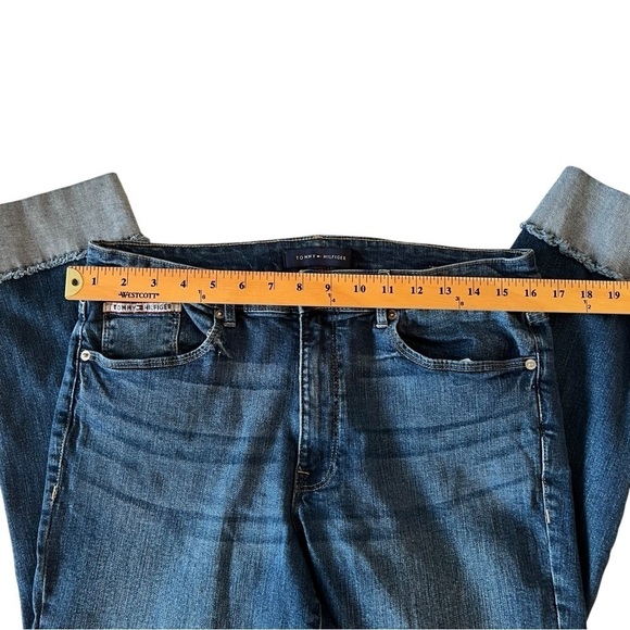 TOMMY HILFIGER Women's Skinny Blue Jeans Size 12 - Picture 9 of 13
